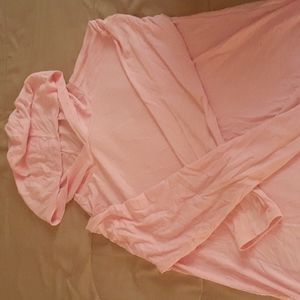 Pink hoodie